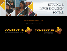 Tablet Screenshot of contextustalca.cl